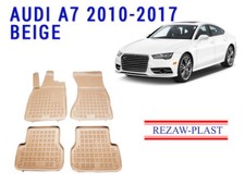 Rezawplast Car Mats For 2010-2017 Audi A7 Floor Mats Custom Fit Tailored Beige Rezawplast Car Mats For 2010-2017 Audi A7 Floor Mats Custom Fit Tailored Beige