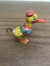 J Chein Metal Wind Up Duck