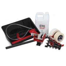 Golf Club Gripping Kit – Full Set with Clamp Station, Solvent, Tape & Gauge