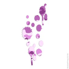 Paint Splatter Vinyl Decal Sticker 40 Patterns 3 Sizes 497