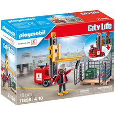 Playmobil 71898 - City Life - Kaufland Wózek widłowy Magazyn wózka paletowego