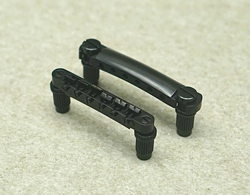 Epiphone Locktone Locking Tunomatic Adjustable Stop Tail Guitar Bridge Black