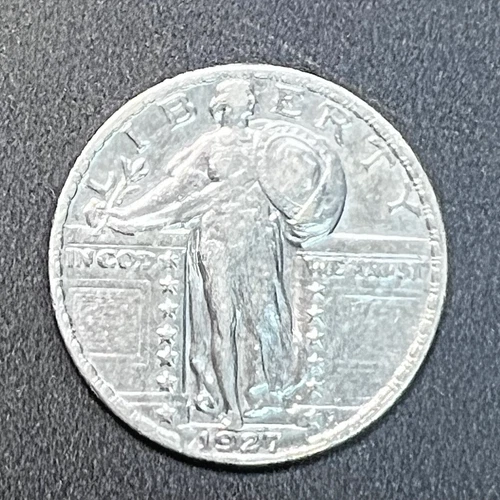 1927 STANDING LIBERTY QUARTER ~ JUST SLIGHT WEAR ~ CHOICE XF
