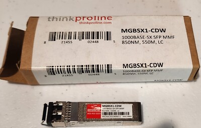 Think Proline MGBSX1-CDW | 1000BASE-SX SFP Fiber Optic Transceiver Module