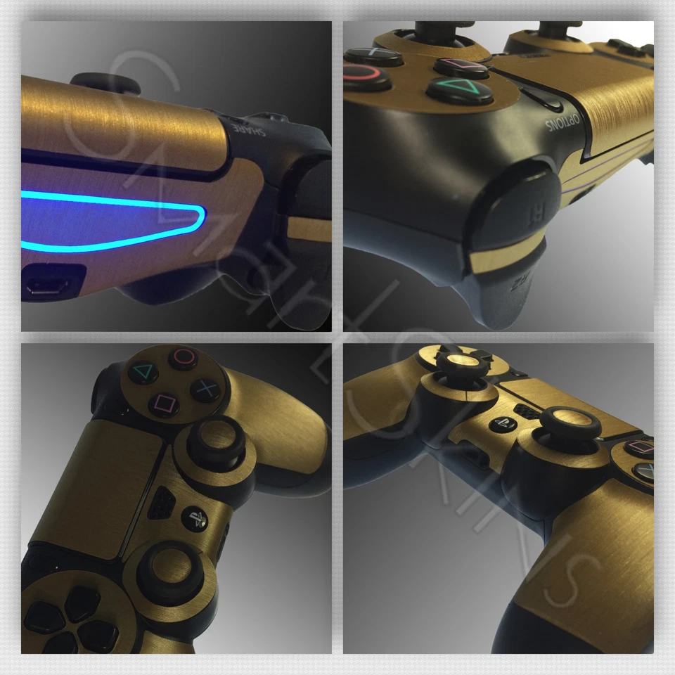 Brushed Metal Skin For PLAYSTATION 4 PS4 Sticker Wrap Accessory Cover Decal - Image 2 of 2