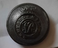 British Military Button Bedford Militia   Circa 1860-1902  Smith&Wright
