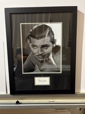 Signed Photograph of the Iconic Clark Gable
