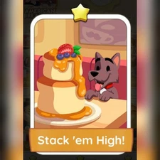 1 x Stack 'em High! sticker (⭐) set 1 - Mono_poly_ Go sticker (Fast sending)