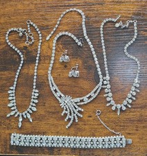 Vintage Rhinestone Jewelry Lot Sherman All Gustave Sherman