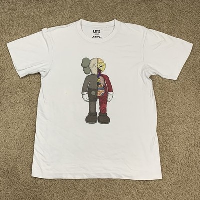 Uniqlo Kaws Mens Small Flayed Anatomy Short Sleeve T-Shirt White Companion