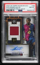 2024 Museum Collection UEFA Club Competitions Gold 8/50 Alejandro Balde Auto 8d2
