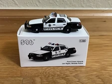 596 1:64 FORD CROWN VICTORIA LVMPD Las Vegas Metropolitan Police Dept 1 Of 1999