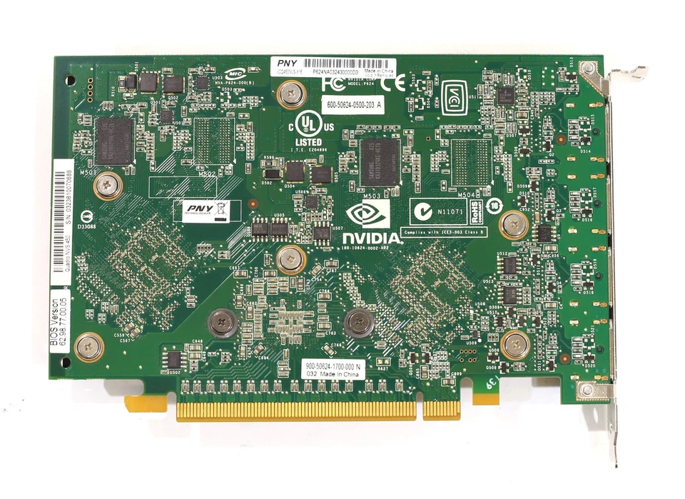 PNY NVIDIA Quadro NVS 450 512MB GDDR3 PCIe x16 Graphics Card P/N: VCQ450NVS-X16 - Image 3 of 4