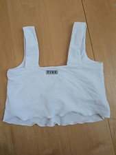 Five Dancewear cute ribbed flowy crop top there is a shelf bra underneath  GUC