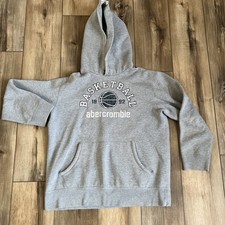 Abercrombie  Fitch Size XL Vintage Cotton Hoodie Basketball Sweatshirt