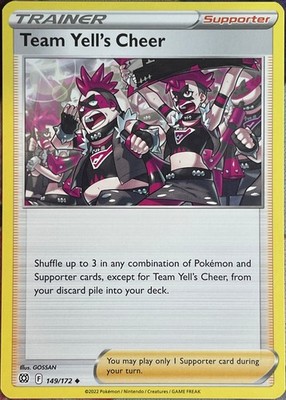Team Yell's Cheer - 149/172 - Brilliant Stars Pokemon 2022