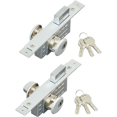 Double Access Door Lock with Key Heavy Duty Double Door Lockset for Both Sides
