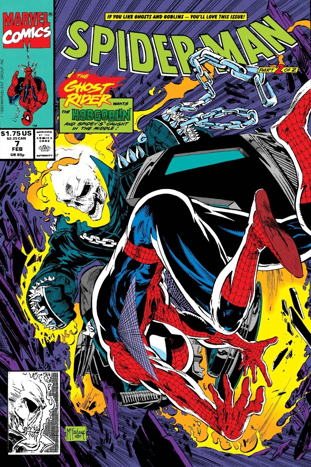 Spider-Man Issue 7 Comic Book Ghost Rider Poster print 16"x24" wall art
Opens in a new window or tab