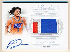 2024-25 Flawless Dillon Jones RPA Horizontal Patch Auto Rc #HPA-DJT (04/25)