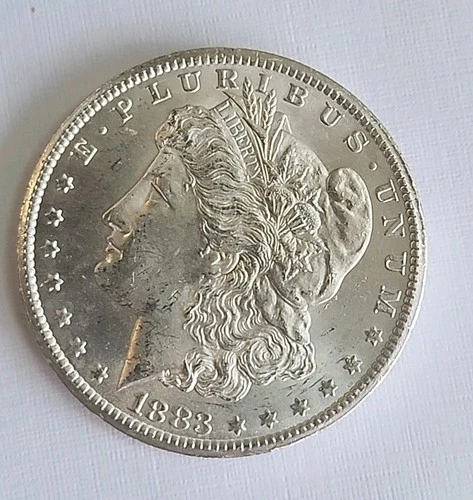 1883 CC CHOICE BU  MORGAN SILVER DOLLAR