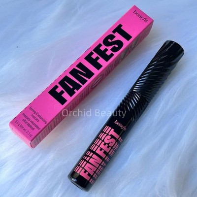 New Benefit Cosmetics Fan Fest Fanning & Volumizing Mascara~Hyper Black~Full Sz