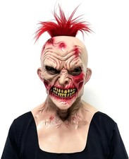 Scary Zombie Mask, Realistic Full Face Masks for Adult, Party Prop