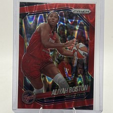 2025 Panini Prizm WNBA - Aliyah Boston #75 Red Seismic Prizm /249