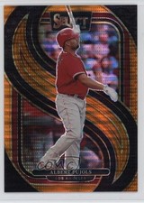 2025 Panini Select Premier Level Orange Pulsar Prizm 36/49 Albert Pujols s1i