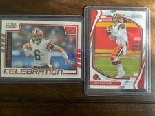 (2) Baker Mayfield Cleveland Browns 2021/2022 Panini Score/Absolute Card Lot 🔥