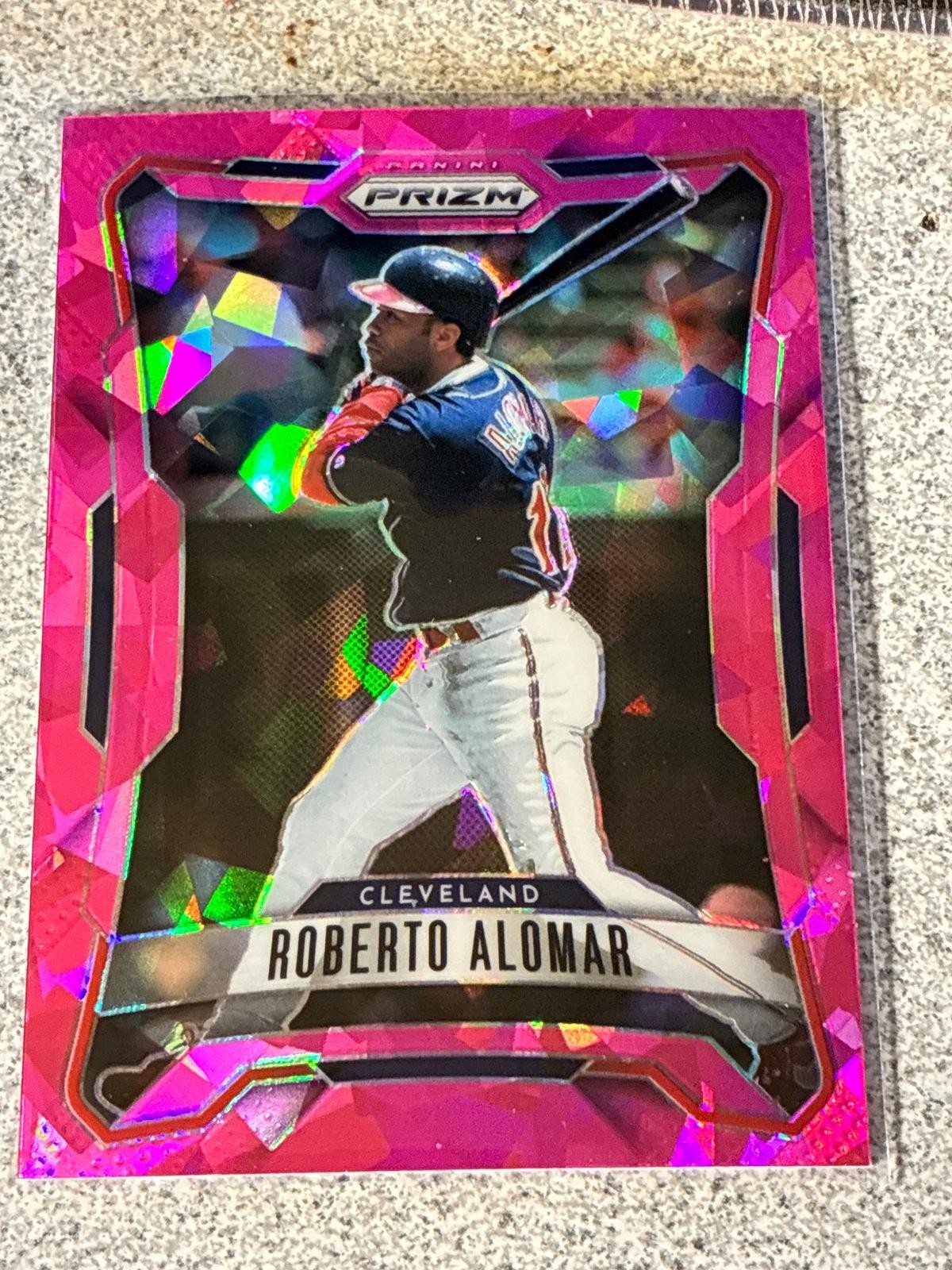 2026 Panini Prizm #172 Roberto Alomar Pink Ice Prizm