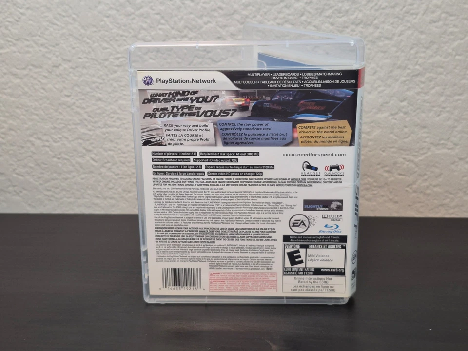 PS3 Need For Speed Shift Game Car Racing CIB Clean NM Disc Tested EA 2009 - Image 3 of 3
