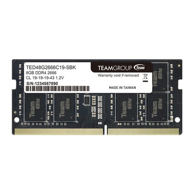TEAMGROUP Elite DDR4 8GB Single 2666MHz PC4-21300 CL19 Unbuffered