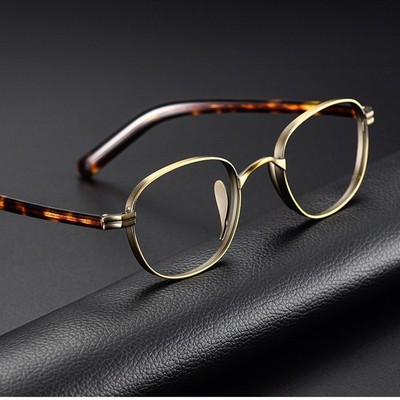 New Reading Glasses Men Women Readers Retro Titanium Full Rim Eyeglass Frames