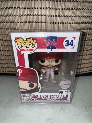 Funko Pop! Vinyl: MLB Phillies - Bryce Harper #34 Figure W/Protector