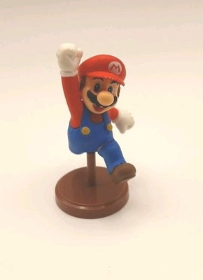 Super Mario Bros Wii 2'' Jumping Mario Choco Egg Mini Figure Gashapon Furuta