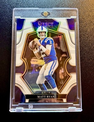 2022 Select White Prizm MATT RYAN #142 /35 Premier Level Falcons WITH MAG   