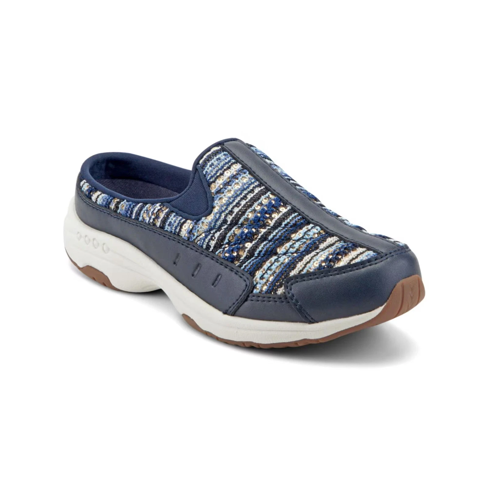 Easy Spirit 20th Anniversary Edition Traveltime Slip-On Mules Dark Blue SZ 10.5