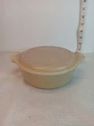 Vintage Pyrex 471-1 Pint  Homestead speckled Tan Casserole Dish With Lid