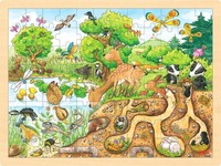 Goki Einlegepuzzle Erlebnis Natur