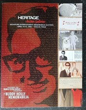 Heritage Auct Galleries 2006 sale inc a collection of Buddy Holly Memorabilia