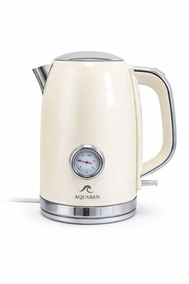 Retro Style Wasserkocher Temperaturanzeige 304 Edelstahl 1,7l BPA frei