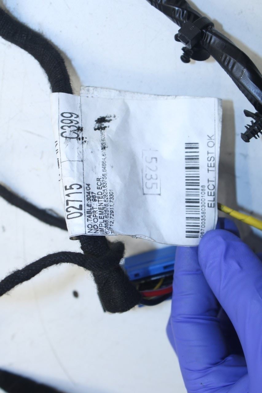 2017-2020 Maserati Ghibli Front Left Driver Side Door Wire Harness 670035803 OEM