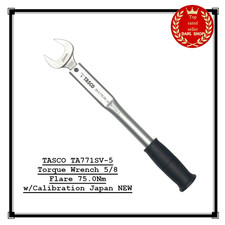 Llave dinamométrica TASCO TA771SV-5 5/8 llamarada 75,0 Nm con calibración Japón NUEVA