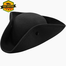 Pirate Hat Tricorn Costume Adult Men Women Halloween Party Dress Up