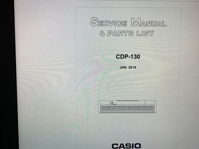 Casio Cdp-130 Service Manual  Digital