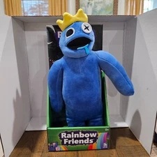 [NEW] 12" BLUE - RAINBOW FRIENDS Plush Doll Figure Toy (Goo Jit Zu / Phatmojo)