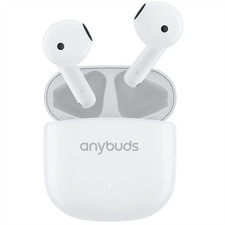 Tozo Anybuds Bluetooth Wireless Earbuds with Charging Case - White