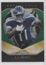 2020 Panini Prizm Brilliance Green Prizm AJ Brown #20 2d0