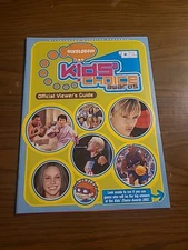 Nickelodeon Kids Choice Awards Viewers Guide Vintage Print Ad 8 Pages