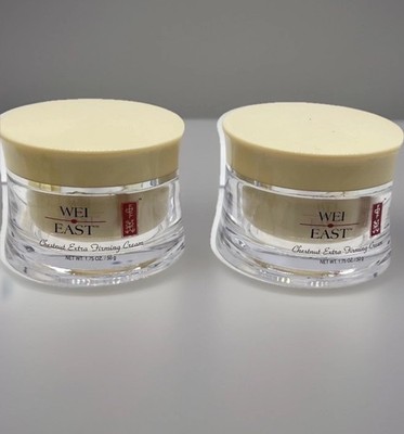 2 Jars of Wei East Chestnut Extra Firming Cream 1.75 oz Inner Seal New old Stock